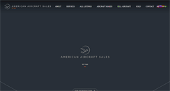 Desktop Screenshot of americanaircraftsales.com